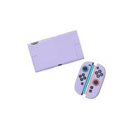 yystao Schutzhülle für Nintendo Switch 2, TPU Gefrostet Hülle kompatibel mit Nintendo Switch 2, Mattierte Version Split-Schutzschale, Dock-kompatibel, Lila