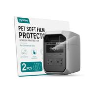 yystao Screen Protector for EcoFlow Delta 3 Classic Portable Power Station, HD Clear Anti-Scratch Anti-Fingerprint PET Soft Protective Film, 2 Pack