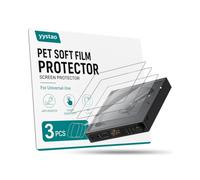 yystao Screen Protector for FIIO DM15/DM15 R2R Portable Stereo CD Player, HD Clear Anti-Scratch Anti-Fingerprint PET Soft Protective Film, 3 Pack