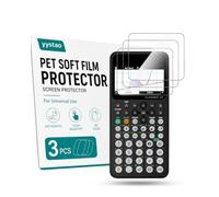 yystao Screen Protectors for Casio FX-CG100 Graphic Calculator Pack of 3 | HD clear PET film with scratch protection and anti-fingerprint coating for reliable screen protection in everyday life
