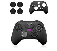 yystao Silicone Case for ASUS ROG Raikiri II Xbox Controller, Non-Slip Scratch-Resistant Shockproof with 4 Thumbstick Attachments, Black