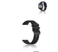 yystao Strap for Cosmo JrTrack 5, Soft Silicone Watch Band Compatible with Cosmo JrTrack5 - Skin-friendly Watch Band Strap Replacement 20MM, Black