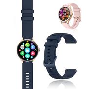 yystao Strap for ZOSKVEE DR06, Soft Silicone Watch Band Compatible with ZOSKVEE DR06 - Skin-friendly Watch Band Strap Replacement 18MM, Blue