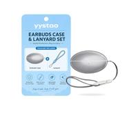 yystao TPU Case for HUAWEI Freebuds Neo Earbuds, Clear | Shockproof and scratch-resistant protective cover with anti-lost lanyard, slim fit and full protection