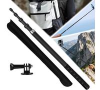 YYTECH 3M The Invisible Selfie Stick is Freely Adjustable in Length Insta 360 x 5 x 4 x 3 Accessories, Carbon Fibre Material Go Pro Adapter & Storage Bag - Silver