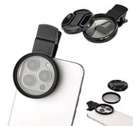 YYTECH CPL Filter 52 mm Mobile Phone Circular Polarising Filter, Mobile Phone Camera Lens Polariser with Threaded Clip-On Polarising Filter Compatible with iPhone, Samsung, Android Smartphones