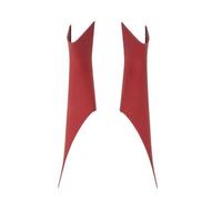 YYTEMD ABS Carbon Fiber Car Inner Door Handle Pull Cover Decorate Interior Car Accessories for 5 Series G30 2018-2023 car Handle Replacement Parts(Red 2PCS)