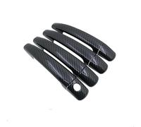 YYTEMD Car Door Handle Cover Styling Accessories for Peugeot 301 2012-2019 Chrome(Carbon 4 Door)