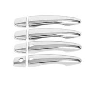 YYTEMD Car Exterior Door Handle Cover Sticker Moulding Trim Accessories for Nissan for Qashqai 2016-2019 Chrome(Smart Silver)