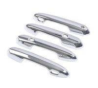 YYTEMD Exterior Side Door Handle Cover Trim Protect Sticker for Toyota for Sienna XL40 4th 2021-2023 Chrome(Chrome Color)
