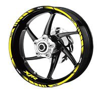 YYTEMD Full Set For Y&amaha XJR1300 Motorcycle Rim Decal Trim Inner And Outer Waterproof Reflective Wheel Stickers rim stickers(Style 4)