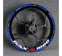 YYTEMD Motorcycle Accessories Rim SET Waterproof Wheel Hub Decal Reflective Sticker Trim For Suzuki GSXS1000 rim stickers(Style 15)