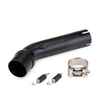 YYTEMD Motorcycle muffler 51mm Motorcycle Exhaust Modify Retro Black Middle Link Pipe Interface For Rebel500 For CMX300