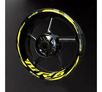 YYTEMD Motorcycle Wheel Stickers Reflective Rim Waterproof Decals MotorBike Accessories For Y&amaha YZF R6 2017-2022 rim stickers(Style 13)