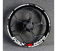 YYTEMD Motorcycles Reflective Wheel Sticker Rim Waterproof Decal Accessories For Suzuki GSXS1000 Gsxs/1000/R/S1000/S rim stickers(Style 10)