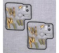 YYTEMD Repair Kit 2 Sets Motorcycle Carburetor Repair Kit Air Screw Gaskets Accessories For NT650 For Hawk GT650 1988 1989 1990 1991