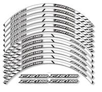 YYTEMD Strips Edge Stickers Motorcycle Accessories Wheel Stickers Reflective Wheel Stickers Decals Reflective Rims For Y&amaha FJR1300 Fjr 1300(Style 3)