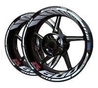 YYTEMD Strips Edge Stickers Motorcycle Accessories Wheel Stickers Reflective Wheel Stickers Decals Reflective Rims For Suzuki GSXR600 GSXR-600(Style 5)