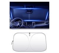 YYTERI Car Windscreen Sun Shade for VW Caddy Maxi 2015-2023 2024 Anti-UV Sunscreen Dust Protector Front Window Windshield Cover Visor, Auto Accessories