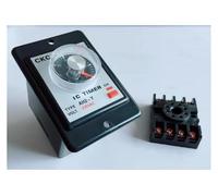 Yytzix 1pc AH2-Y Time relay DC24V 30S 8Pin with base