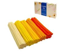 YYUENG TAK 300 pcs Yellow and Orange Pipe Cleaners Bulk(5 Different Tone),Fluffy Craft Pipe Cleaners for Arts & Crafts, Ideal for Making Flowers & Decorations (12 x 0.24 inches),Chenille Stems