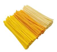 YYUENGTAK 300pcs Yellow and Orange Pipe Cleaners Bulk,Fluffy Craft Pipe Cleaners for Arts & Crafts, Ideal for Making Flowers, Animals & Decorations (12 x 0.24 inches),Chenille Stems