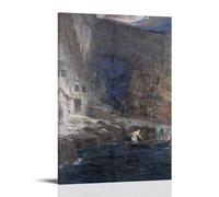 YYUEQIL Adolf Hiremy Hirschl Prints The Souls Of Acheron Detail Wall Art Canvas Wall Art Picture Prints Hanging Photo Gift Idea Decor Homes Artworks Frame 16x24inch(40x60cm)