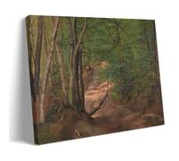 YYUEQIL Adolph Tidemand Prints Road in The Forest (1838) Wall Art Artworks Canvas Room Aesthetic Wall Art Prints Home Modern Decor Frame 08x12inch(20x30cm)