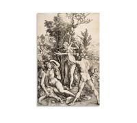 YYUEQIL Albrecht Dürer Prints Hercules at The Crossroad Wall Art Art Print Wall Photo Paint Hanging Picture Family Bedroom Decor Gift Unframe 20x30inch(50x75cm)