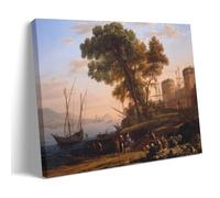 YYUEQIL Claude Lorrain Prints An Artist Studying from Nature Wall Art Canvas Painting Wall Art Decorative Picture Prints Modern Decor Frame 16x24inch(40x60cm)