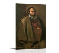 YYUEQIL Diego Velazquez Prints Saint Paul Wall Art Canvas Art And Wall Art Picture Print Modern Family Bedroom Decors Frame 12x18inch(30x45cm)