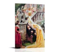 YYUEQIL Edmund Blair Leighton Prints Alain Chartier Wall Art Art Print Wall Photo Paint Hanging Picture Family Bedroom Decor Gift Frame 16x24inch(40x60cm)