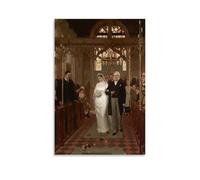YYUEQIL Edmund Blair Leighton Prints Till Death Do Us Part Wall Art Room Aesthetic Print Art Wall Painting Canvas Modern Bedroom Decor Unframe 12x18inch(30x45cm)