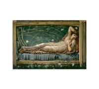 YYUEQIL Edward Burne Jones Prints Sleeping Beauty Wall Art Artworks Picture Print Wall Art Painting Canvas Gift Decor Homes Decorative Unframe 20x30inch(50x75cm)