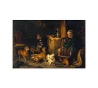 YYUEQIL Edwin Landseer Prints Highland Music Wall Art Picture Print Wall Art Painting Canvas Artworks Gift Idea Room Aesthetic Unframe 12x18inch(30x45cm)