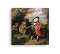 YYUEQIL Edwin Landseer Prints The Monkey Who Had Seen The World Wall Art Canvas Wall Art Decorative Bedroom Modern Home Print Picture Artworkss Unframe 12x12inch(30x30cm)