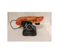 YYUEQIL Famous Salvador Dali Painting Poster Lobster Telephone Artworks Canvas Room Aesthetic Wall Art Prints Home Modern Decor Unframe 12x18inch(30x45cm)