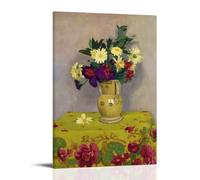 YYUEQIL Felix Vallotton Prints Yellow Daisies And Various Flowers Wall Art Art Print Wall Photo Paint Hanging Picture Family Bedroom Decor Gift Frame 24x36inch(60x90cm)