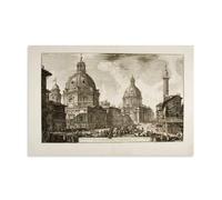 YYUEQIL Giovanni Battista Piranesi Prints A View Of Rome Wall Art Painting On Canvas Wall Art Scroll Picture Print Living Room Walls Decor Homes Unframe 20x30inch(50x75cm)