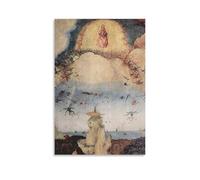 YYUEQIL Hieronymus Bosch Prints The Fall of The Rebel Angels Wall Art Painting On Canvas Wall Art Scroll Picture Print Living Room Walls Decor Homes Unframe 08x12inch(20x30cm)