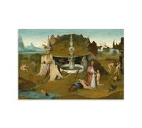 YYUEQIL Hieronymus Bosch Prints The Garden of Paradise Wall Art Canvas Wall Art Prints Photo Picture Paintings Room Decor Home Decorative Unframe 08x12inch(20x30cm)