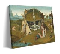 YYUEQIL Hieronymus Bosch Prints The Garden of Paradise Wall Art Picture Print Wall Art Painting Canvas Artworks Gift Idea Room Aesthetic Frame 08x12inch(20x30cm)