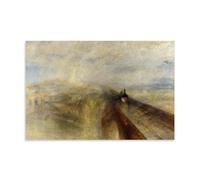 YYUEQIL J.M.W.Turner Prints Rain Steam And Speed Wall Art Wall Art Bedroom Prints Home Decor Hanging Picture Canvas Paintings Unframe 12x18inch(30x45cm)