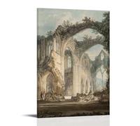 YYUEQIL J.M.W.Turner Prints The Crossing And Chancel Looking Towards The East Window Wall Art Canvas Art And Wall Art Picture Print Modern Family Bedroom Decors Frame 12x18inch(30x45cm)
