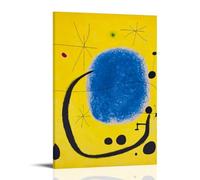 YYUEQIL Joan Miro Poster The Gold of The Azure Art Canvas Painting Decor Wall Print Photo Home Modern Decoratives Frame 12x18inch(30x45cm)