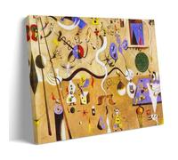 YYUEQIL Joan Miro Poster The Harlequin's Carnival Art Canvas Painting Decor Wall Print Photo Home Modern Decoratives Frame 08x12inch(20x30cm)