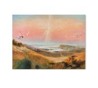 YYUEQIL John Martin Poster The Celestial City And The River of Bliss Print Photo Art Painting Canvas Home Decorative Bedroom Modern Decors Unframe 18x24inch(45cmx60cm)