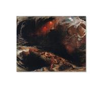 YYUEQIL John Martin Poster The Deluge Print Photo Art Painting Canvas Home Decorative Bedroom Modern Decors Unframe 08x10inch(20cmx25cm)