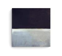 YYUEQIL Mark Rothko Poster Blue Silver Abstract Rectangular Regions Of Color Wall Art Bedroom Prints Home Decor Hanging Picture Canvas Paintings Unframe 12x12inch(30x30cm)