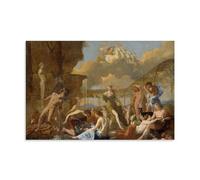 YYUEQIL Nicolas Poussin Prints The Empire of Flora Wall Art Artworks Picture Print Wall Art Painting Canvas Gift Decor Homes Decorative Unframe 12x18inch(30x45cm)
